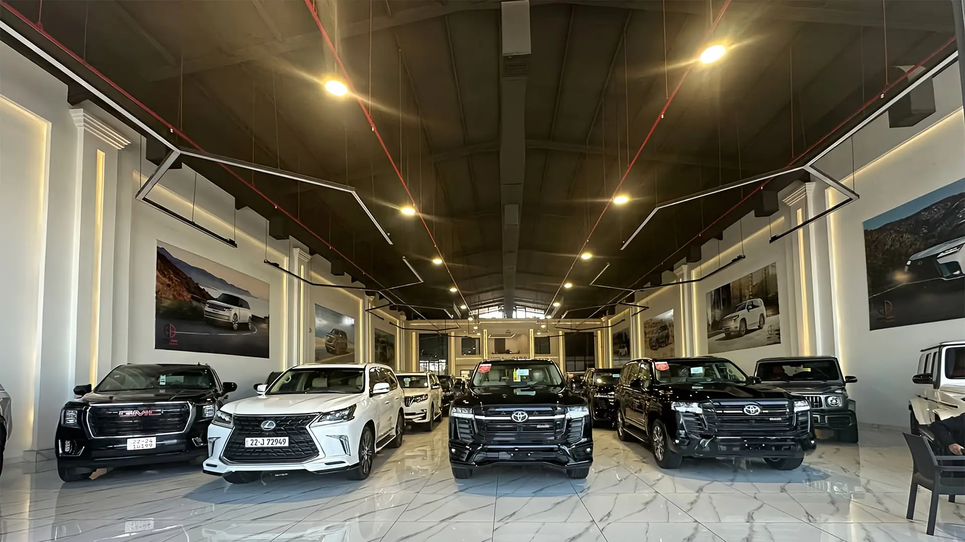 Interior of Showroom